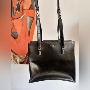 Vintage Loewe leather shoulder bag